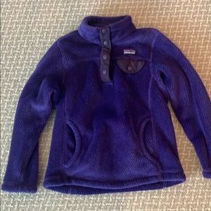 Girls Patagonia Purple Fleece